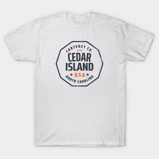 Cedar Island, NC Summertime Vacationing Memories T-Shirt